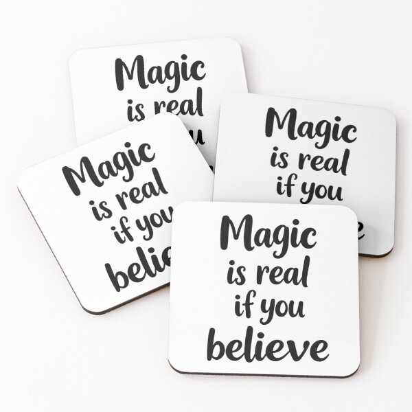 Item preview, Positive Thinking Inscription - Magic is real if you believe designed and sold by Art-Arcade6.
