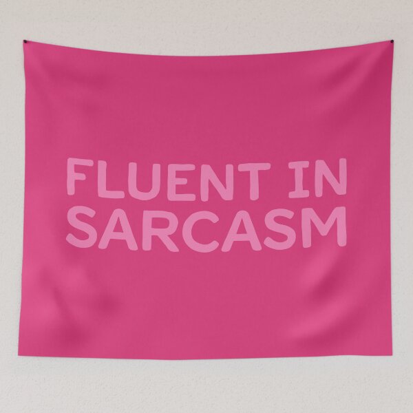 Item preview, Fluent In Sarcasm - Peony designed and sold by sillyjess.