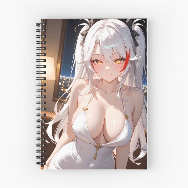 Item preview, Prinz Eugen Midnight Glow Azur Lane Anime Girl White Dress designed and sold by thedarvills.