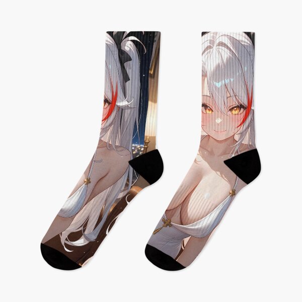 Item preview, Prinz Eugen Midnight Glow Azur Lane Anime Girl White Dress designed and sold by thedarvills.