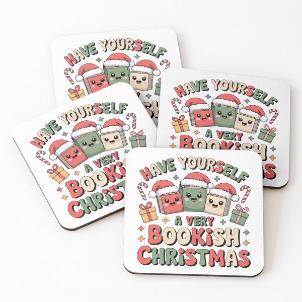 Item preview, Have Yourself a Very Bookish Christmas | Cute Kawaii Santa Book Shirt | Fun Gift for Readers designed and sold by WSPrintCrafter.