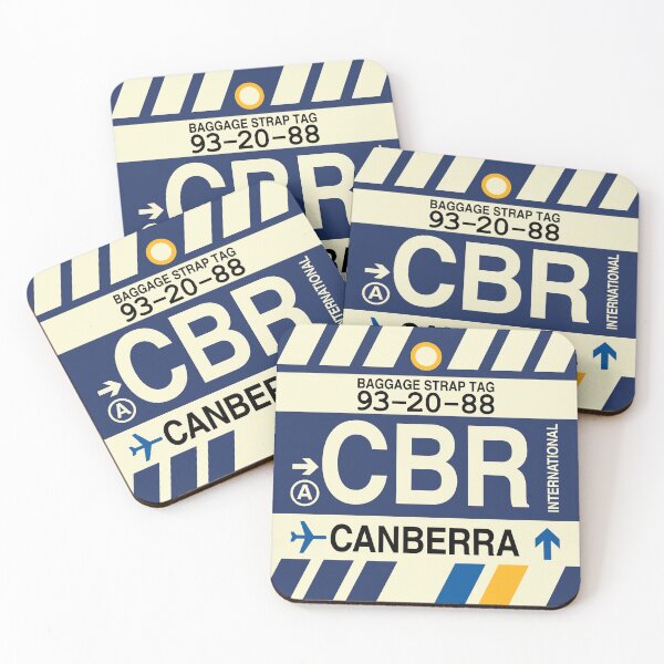Item preview, CBR Canberra • Airport Code Art • Jet Age Design designed and sold by YHMDesigns.