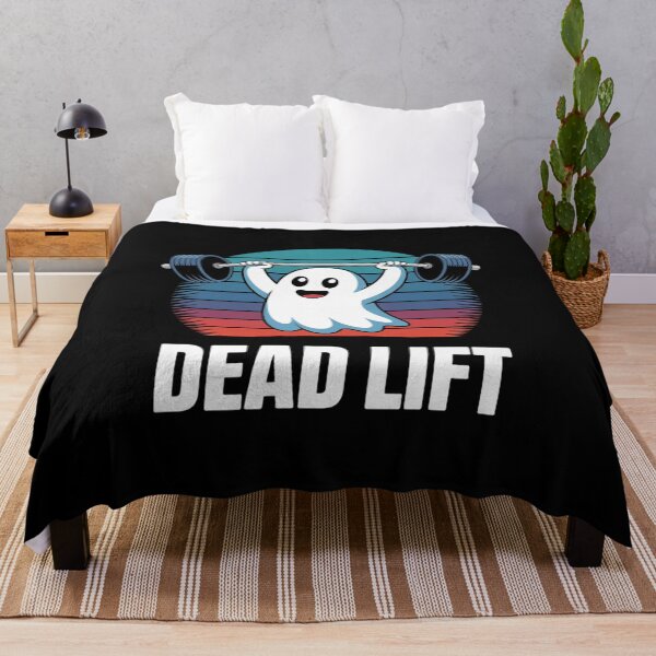 Item preview, Ghost Dead Lift Halloween, Ghost Gym Pocket designed and sold by GGrizeldaRivas.