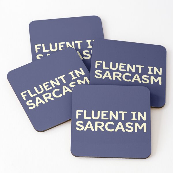 Item preview, Fluent In Sarcasm - Cream designed and sold by sillyjess.