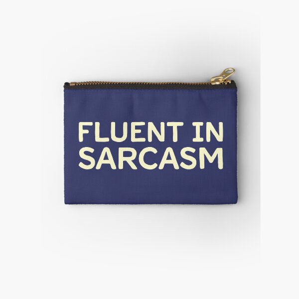 Item preview, Fluent In Sarcasm - Cream designed and sold by sillyjess.