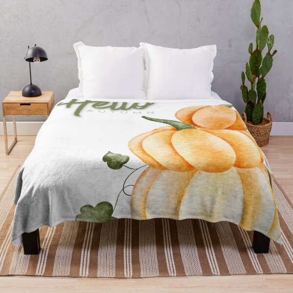 Item preview, Hello Autumn – Trio Smiling Pumpkins Design designed and sold by lewandowskast.