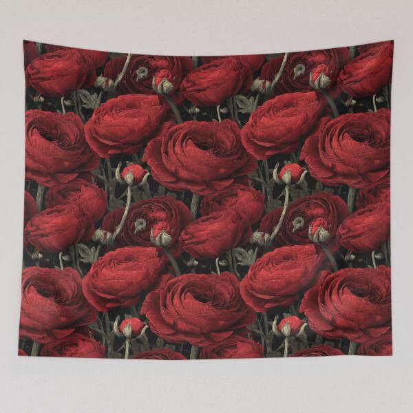 Item preview, Trendy Lush Ranunculus Texture For Ranunculus Fan designed and sold by RoyalStarsPatts.
