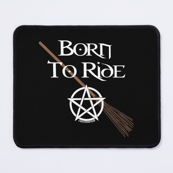Item preview, Wiccan Pagan Born To Ride Cheeky Witch® designed and sold by cheekywitch.