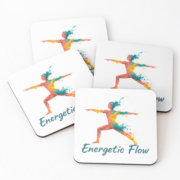 Item preview, Energetic Flow: Warrior II in Motion and Color designed and sold by Cloud-Riders.