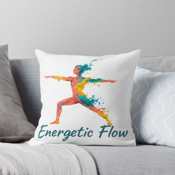Item preview, Energetic Flow: Warrior II in Motion and Color designed and sold by Cloud-Riders.