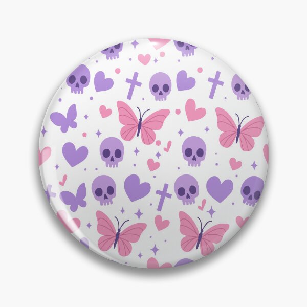 Item preview, Pastel Goth Butterflies and Sculls designed and sold by SofiaTrendShirt.