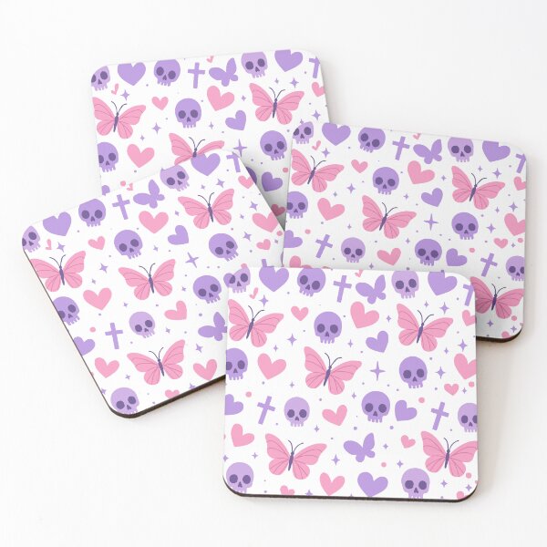 Item preview, Pastel Goth Butterflies and Sculls designed and sold by SofiaTrendShirt.