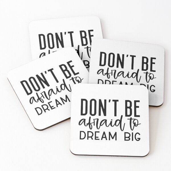 Item preview, Don't be afraid to dream big,  positive slogan, Christmas quote, Happy new year, new beginning, lets forget the past, lets look to the future designed and sold by chipmuckdesignn.