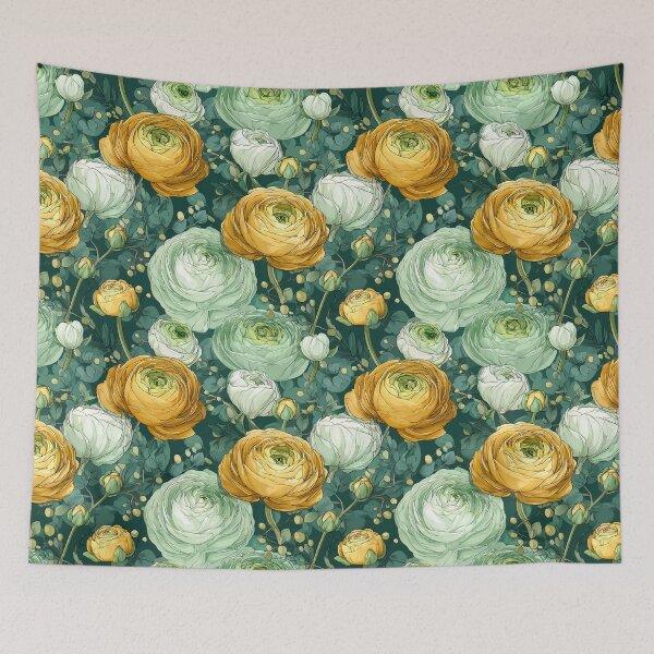 Item preview, Beautiful Stunning Ranunculus For Rustic Charm designed and sold by RoyalStarsPatts.