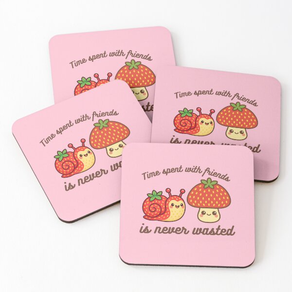 Item preview, Strawberry forest gang, time spent with friends is never wasted designed and sold by BritishDelights.