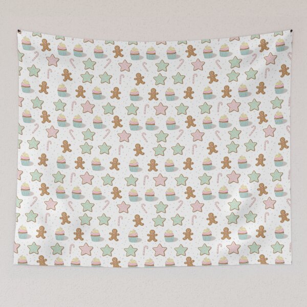 Item preview, Christmas Bakery Treats Pattern designed and sold by Luxxe87.