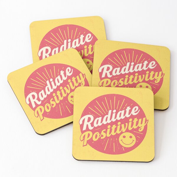 Item preview, Radiate Positivity — Retro Motivational Typography Design designed and sold by ArtBySylvia.