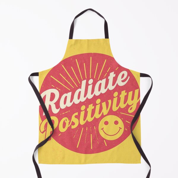 Item preview, Radiate Positivity — Retro Motivational Typography Design designed and sold by ArtBySylvia.