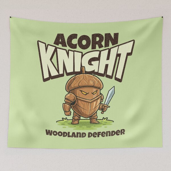 Item preview, Acorn Knight Defender designed and sold by AwesomeBeyondLimits.