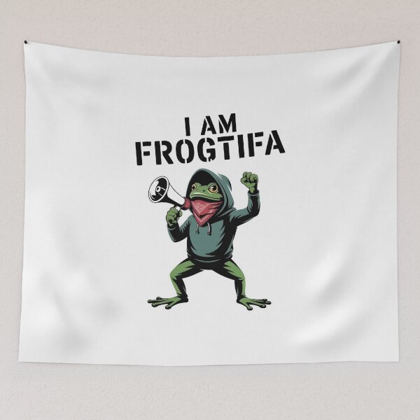 Item preview, I Am Frogtifa - This design is for everyone who believes that humor, frogs, and freedom can change the world. designed and sold by ZyziowskyArt.