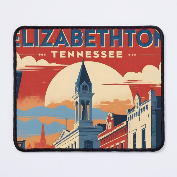 Item preview, Elizabethton Tennessee 1950s USA Vintage Travel Tourism designed and sold by TravelersGems.