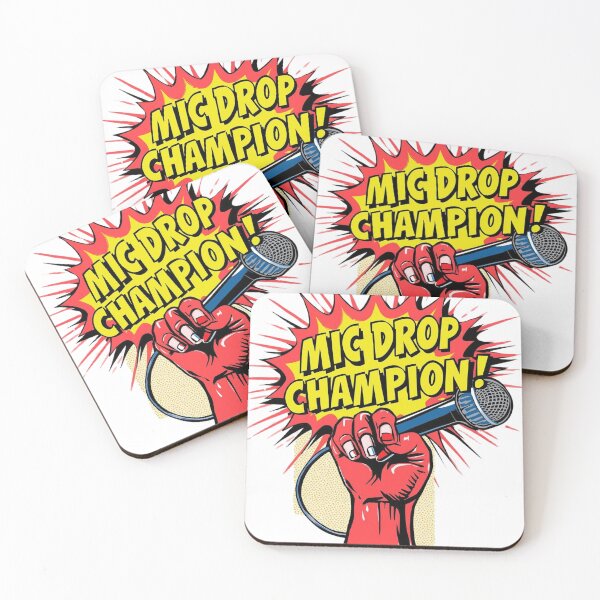 Item preview, Mic Drop Champion! designed and sold by ConfuseLab Alt.