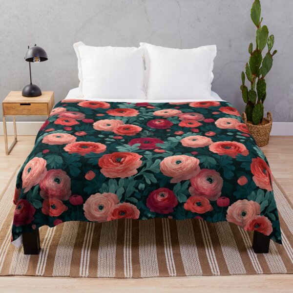 Item preview, Trendy Whimsical Ranunculus Print For Birthday Surprise designed and sold by RoyalStarsPatts.