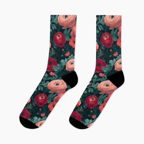 Item preview, Trendy Whimsical Ranunculus Print For Birthday Surprise designed and sold by RoyalStarsPatts.
