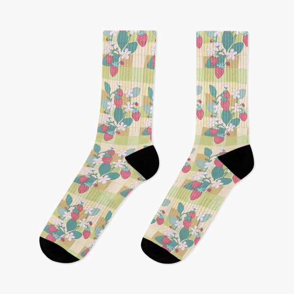 Item preview, Strawberry Pattern – Cute Kawaii Fruit Aesthetic Design designed and sold by Naine  M..