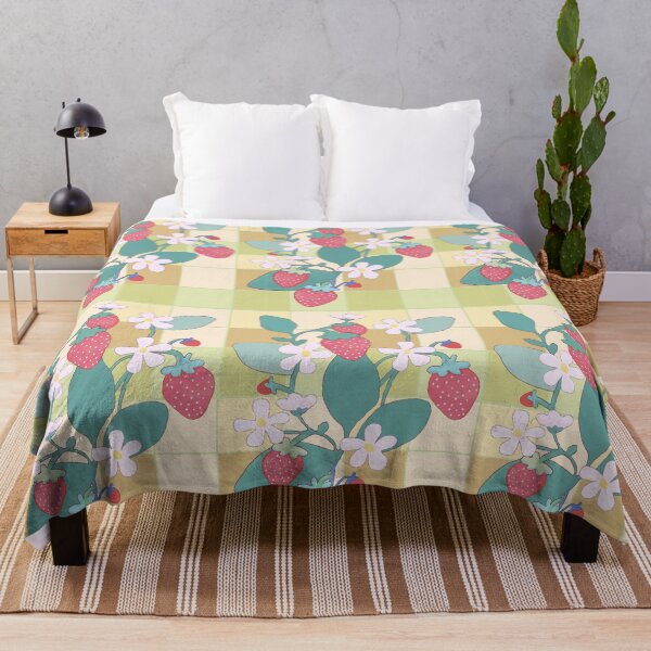 Item preview, Strawberry Pattern – Cute Kawaii Fruit Aesthetic Design designed and sold by Naine M..