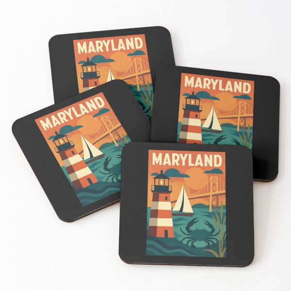 Item preview, Maryland designed and sold by Broken Antler Designs .