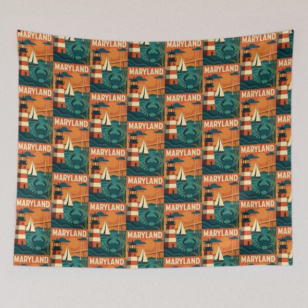 Item preview, Maryland designed and sold by Broken Antler Designs .