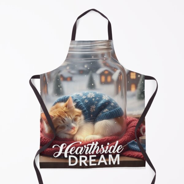 Item preview, Hearthside Dreams - Cozy Winter Cat designed and sold by Goth-Creative Hub.
