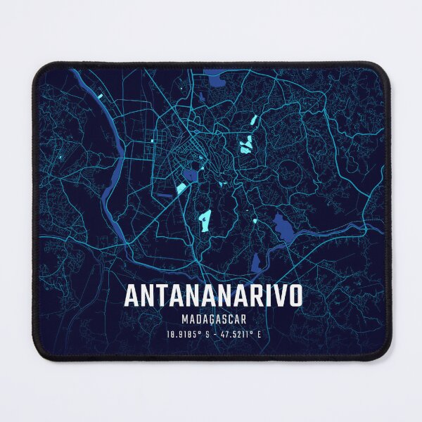 Item preview, Antananarivo Midnight City Map designed and sold by HomeLivingCo.