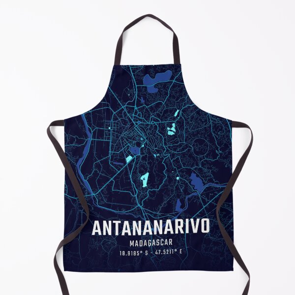 Item preview, Antananarivo Midnight City Map designed and sold by HomeLivingCo.