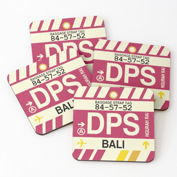 Item preview, DPS Bali • Airport Code Art • Jet Age Design designed and sold by YHMDesigns.