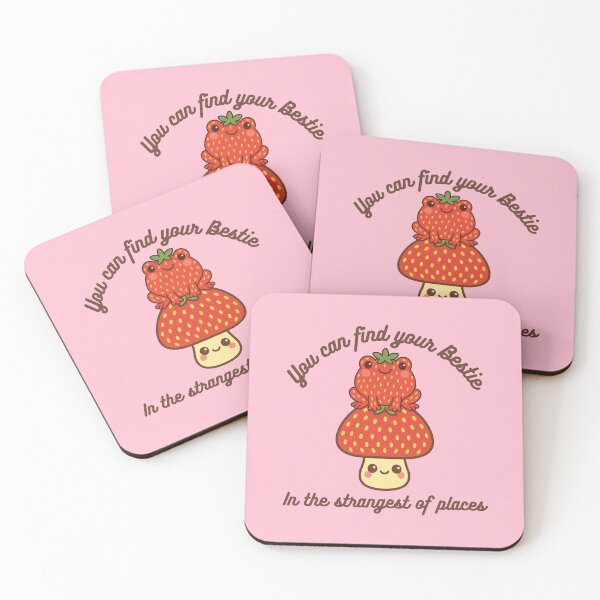 Item preview, Strawberry forest gang, you can find your bestie in the strangest of places designed and sold by BritishDelights.