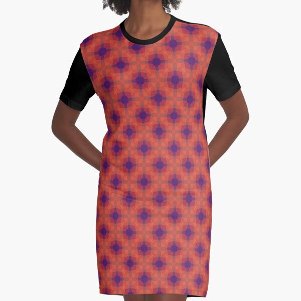 colorful purple texture seamless repeat pattern Graphic T-Shirt Dress