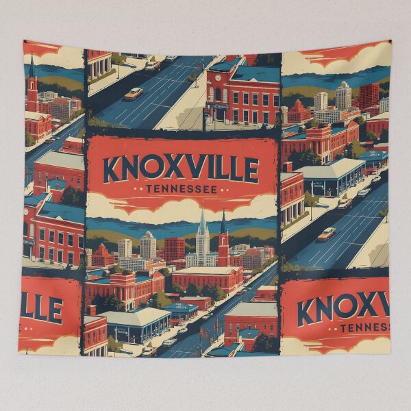 Item preview, Knoxville Tennessee 1950s USA Vintage Travel Tourism designed and sold by TravelersGems.