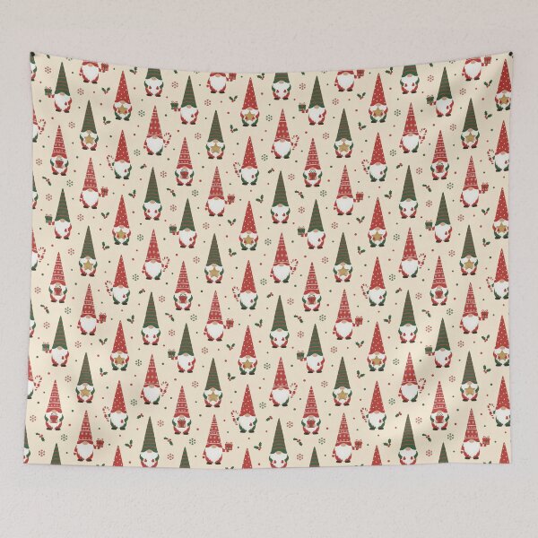 Item preview, Christmas Gnome Party Pattern designed and sold by Luxxe87.