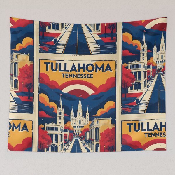 Item preview, Tullahoma Tennessee 1950s USA Vintage Travel Tourism designed and sold by TravelersGems.