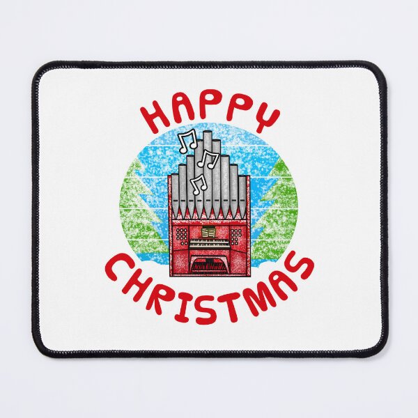 Item preview, Christmas Organ Church Organist Musician Xmas (Snow) designed and sold by doodlerob.