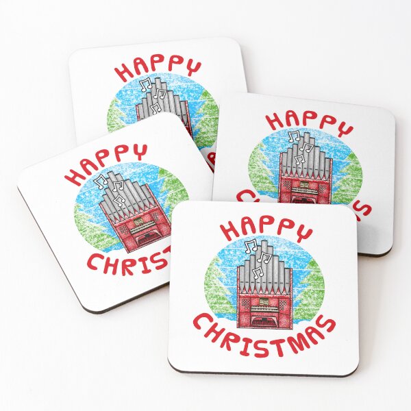 Item preview, Christmas Organ Church Organist Musician Xmas (Snow) designed and sold by doodlerob.