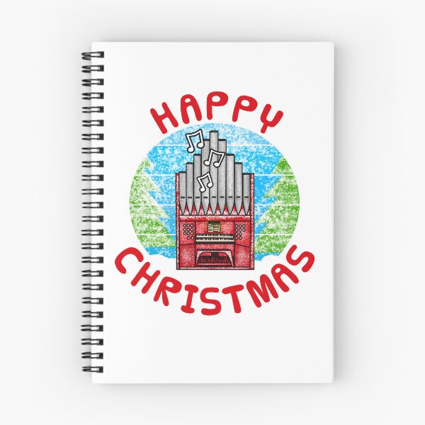 Item preview, Christmas Organ Church Organist Musician Xmas (Snow) designed and sold by doodlerob.