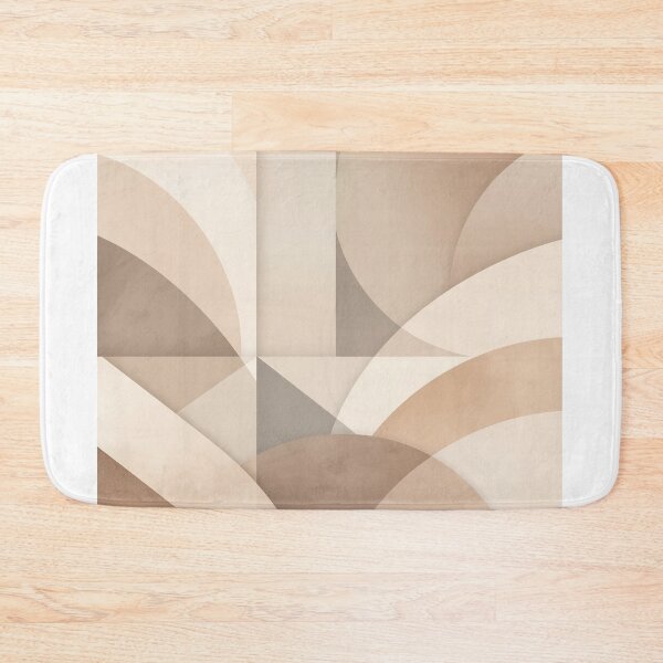 Item preview, Serene Interlocking Neutrals Geometric designed and sold by Bilikaru.