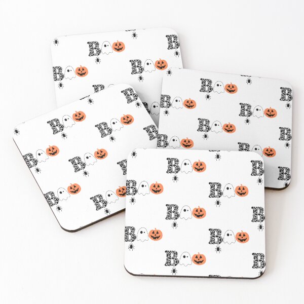 Item preview, BOO Halloween Ghost and Pumpkin Design designed and sold by FloraMyst.
