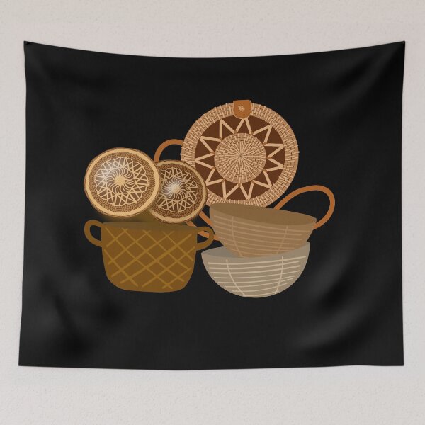 Item preview, Woven Wonders: Boho Baskets & Textures designed and sold by Khadigadesings.
