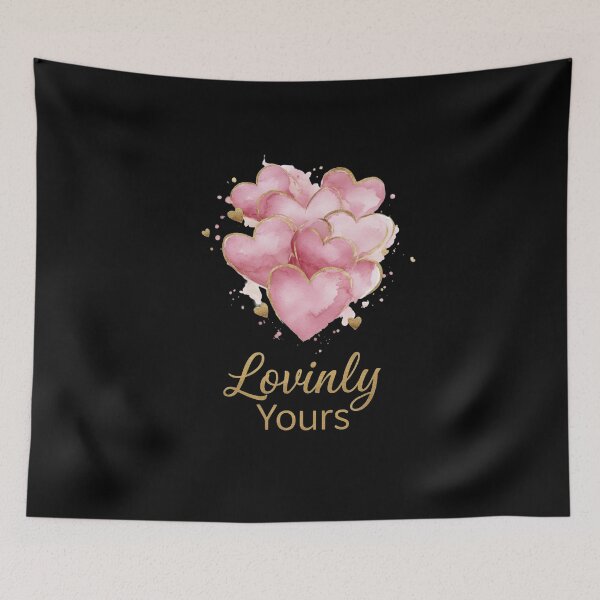 Item preview, "Lovingly Yours,"elegant and romantic design .shimmering gold accents. designed and sold by ZyVoAli.