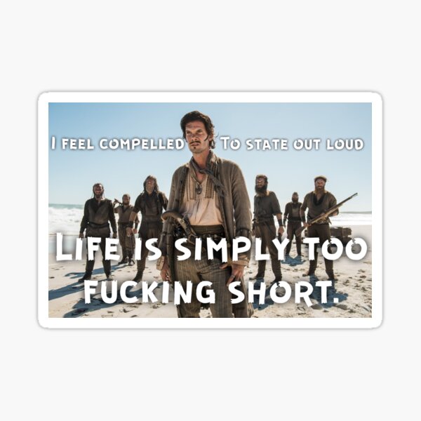 Item preview, Jack Rackham Black Sails Quote designed and sold by YasiG.