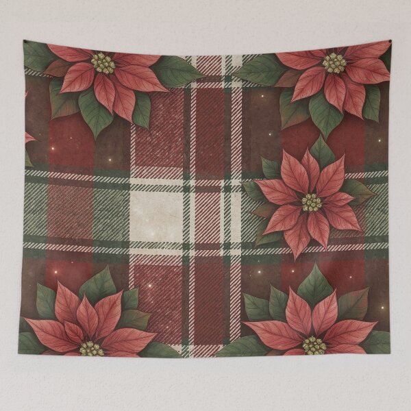 Item preview, Poinsettias and Winter Dreams designed and sold by LilithsDesires.